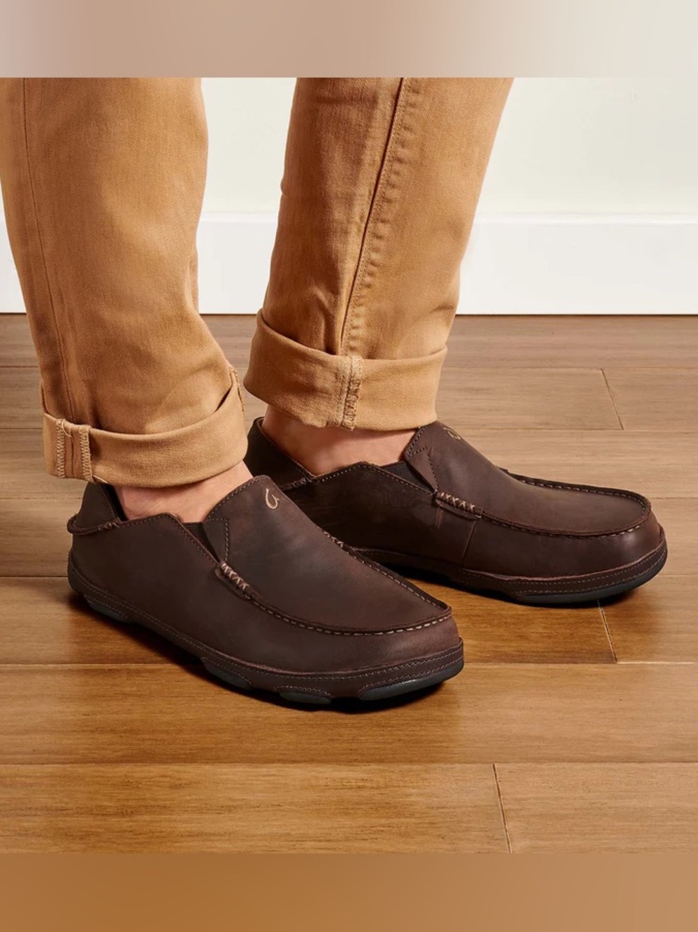 Moloā Men’s Leather Slip On Shoes